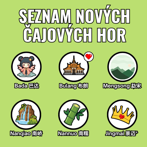 Xinlidachashan - list - CZ